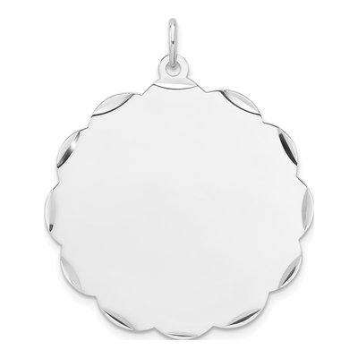 Sterling Silver Disc Pendant