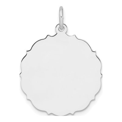 Sterling Silver Disc Pendant