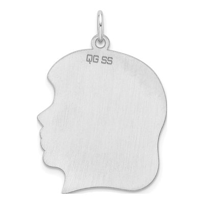 Sterling Silver Disc Pendant – view 3
