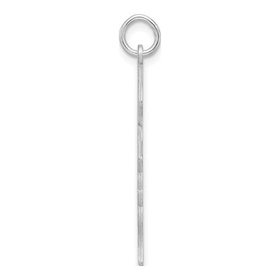 Sterling Silver Girl Disc Charm – view 3