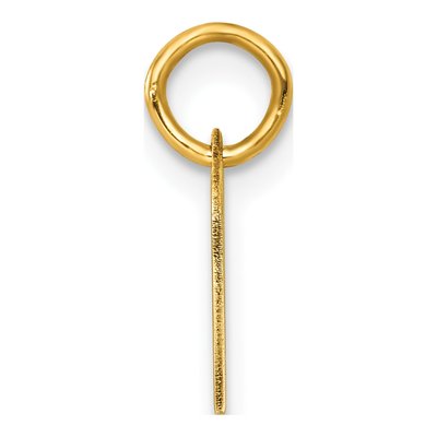 Gold-Plated Sterling Silver Heart Disc Charm – view 3