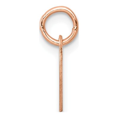 Rose Gold-Plated Sterling Silver Heart Disc Pendant – view 3