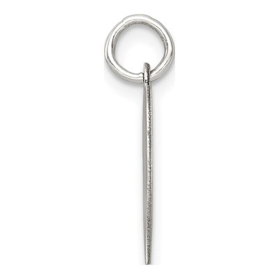 Sterling Silver Heart Disc Charm – view 3