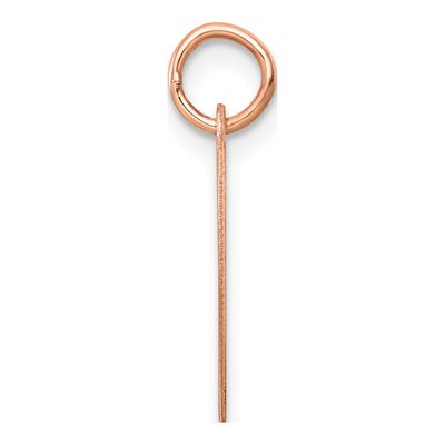 Rose Gold-Plated Sterling Silver Heart Disc Pendant – view 3