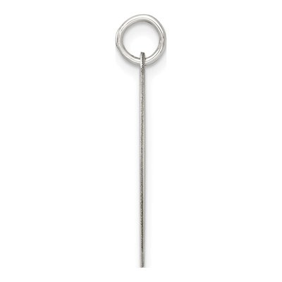 Sterling Silver Heart Disc Charm – view 3