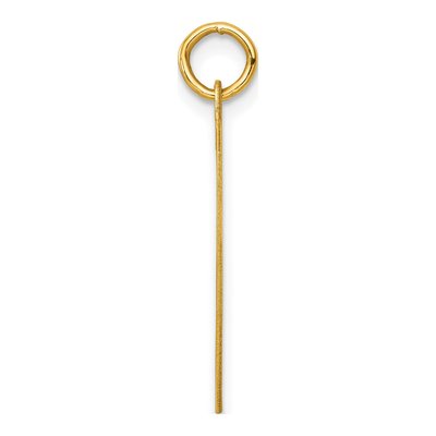 Gold-Plated Sterling Silver Heart Disc Charm – view 3