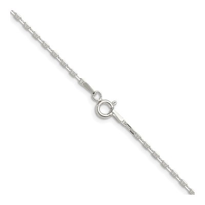 Sterling Silver 1.75mm Diamond-Cut Mariner Anchor Chain – view 3