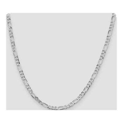 Sterling Silver 4.5mm Flat Figaro Chain – view 4