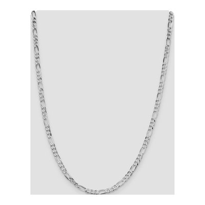 Sterling Silver 4.5mm Flat Figaro Chain – view 4