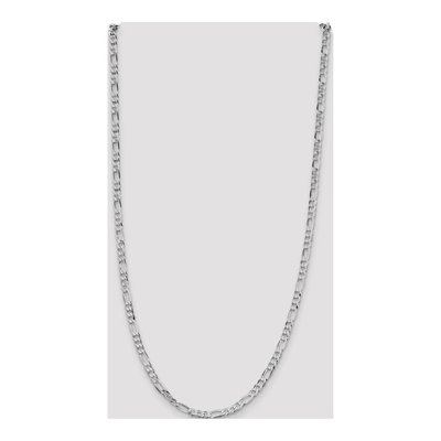Sterling Silver 4.5mm Flat Figaro Chain – view 4