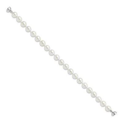 Sterling Silver Shell Pearl Bracelet – view 2