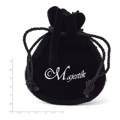 Black Bell Pouch with Rope Drawstring – view 2