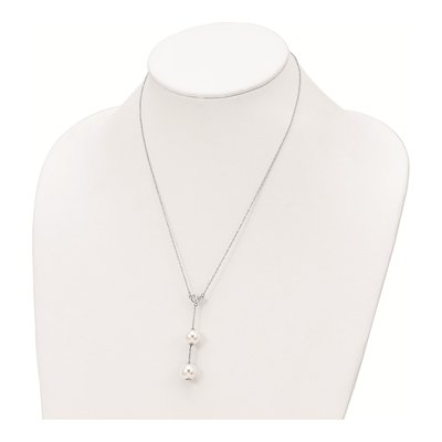 Sterling Silver CZ Majestic Shell Necklace – view 2