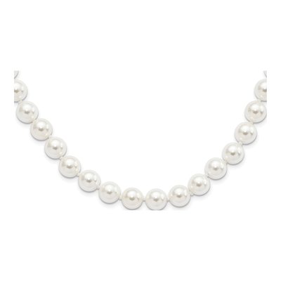 Sterling Silver Majestic Shell Pearl Necklace