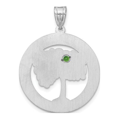 Sterling Silver Personalized Birthstone Family Pendant – view 4