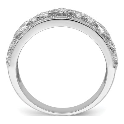 Sterling Silver CZ Pave Ring – view 3