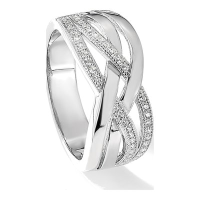 Sterling Silver CZ Micro Pave Ring – view 8