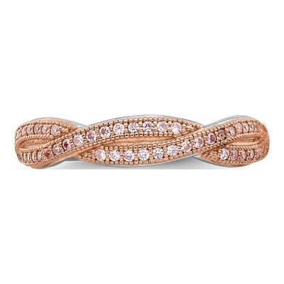 Gold-Plated Sterling Silver CZ Criss Cross Pave Ring – view 5