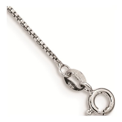 Sterling Silver CZ Pave Ribbon Necklace – view 4