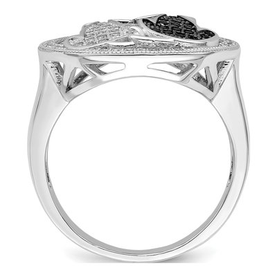 Sterling Silver CZ Cat Ring – view 3