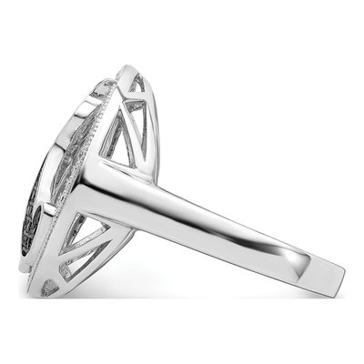 Sterling Silver CZ Cat Ring – view 4