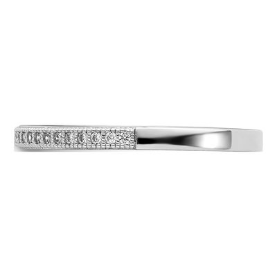 Sterling Silver CZ Micro Pave Ring – view 4