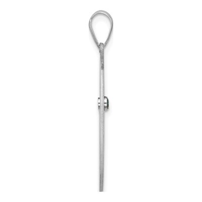Sterling Silver Personalized Crystal Family Pendant – view 3