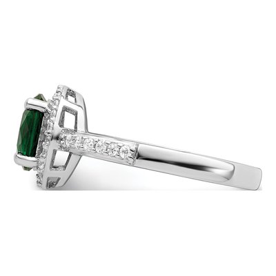 Sterling Silver CZ Pave Ring – view 4