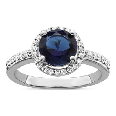 Sterling Silver CZ Pave Ring