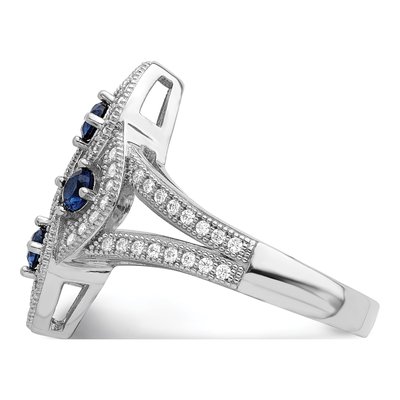 Sterling Silver CZ Pave Ring – view 4