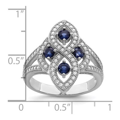 Sterling Silver CZ Pave Ring – view 6