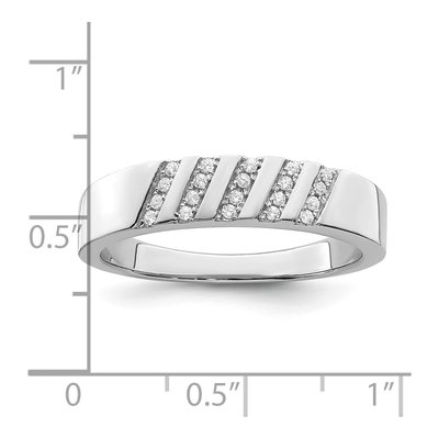 Men's Sterling Silver CZ Micro Pave Ring – view 5