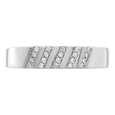 Men's Sterling Silver CZ Micro Pave Ring – view 6