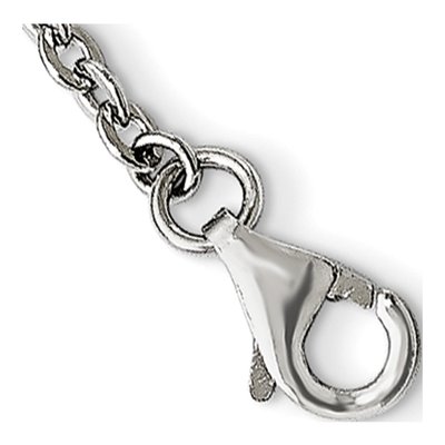 Sterling Silver CZ Feather Bracelet – view 3