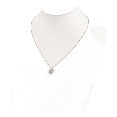 Sterling Silver CZ Heart Star Pendant Necklace – view 5