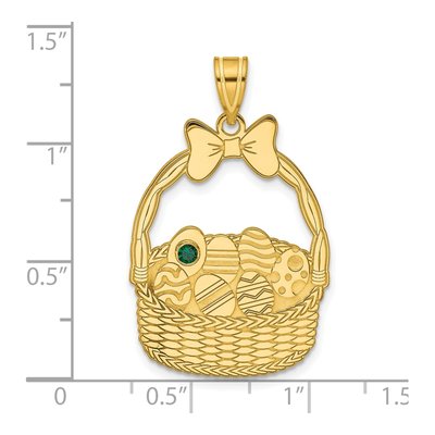 Gold-Plated Sterling Silver Ssilver 1-Birthstone Pendant – view 5