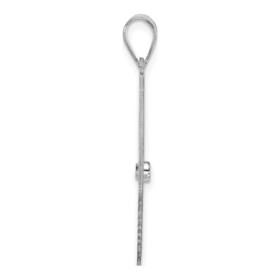 Sterling Silver 1-Birthstone Pendant – view 3