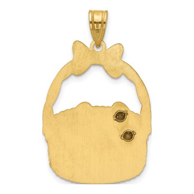 Gold-Plated Sterling Silver Ssilver 2-Birthstone Pendant – view 4