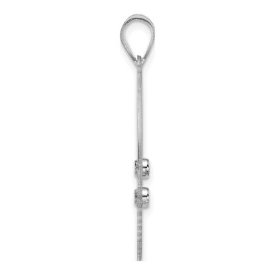 Sterling Silver Ssilver 2-Birthstone Pendant – view 3