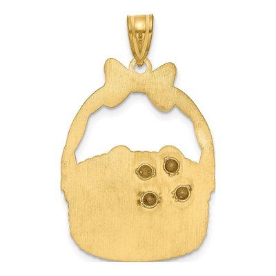 Gold-Plated Sterling Silver Ssilver 4-Birthstone Pendant – view 4