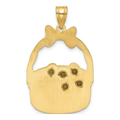 Gold-Plated Sterling Silver Ssilver 5-Birthstone Pendant – view 4