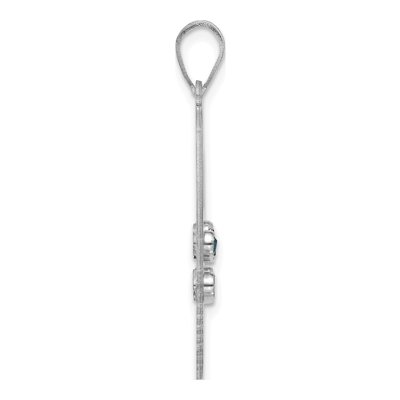 Sterling Silver Ssilver 6-Birthstone Pendant – view 3