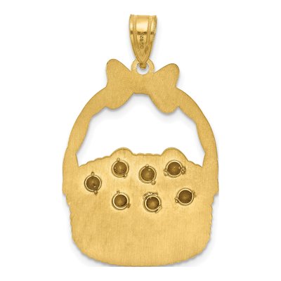 Gold-Plated Sterling Silver Ssilver 7-Birthstone Pendant – view 4