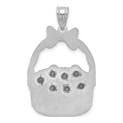 Sterling Silver Ssilver 7-Birthstone Pendant – view 4