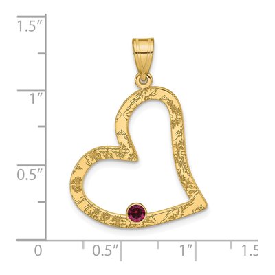 Gold-Plated Sterling Silver Personalized Heart Family Pendant – view 5