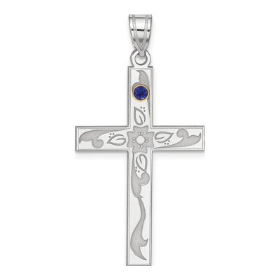 Sterling Silver Family Cross Pendant