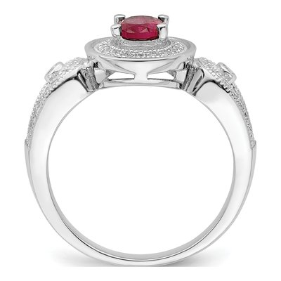 Sterling Silver CZ Micro Pave Ring – view 3