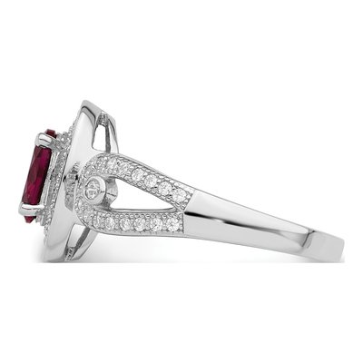 Sterling Silver CZ Micro Pave Ring – view 4