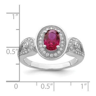 Sterling Silver CZ Micro Pave Ring – view 6