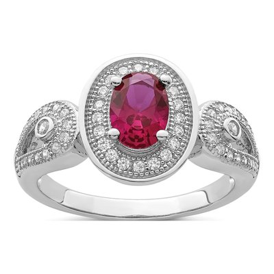 Sterling Silver CZ Micro Pave Ring